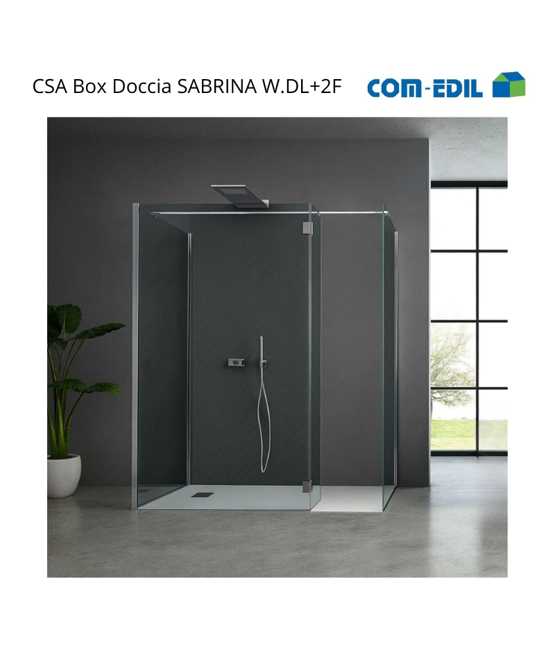 CSA BOX DOCCIA ACCIAIO...