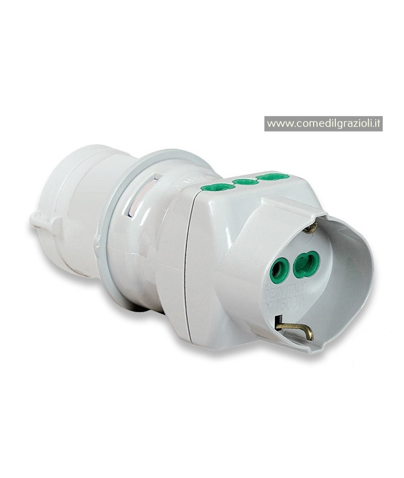 ADATTATORE CEE Spina 2P+T...