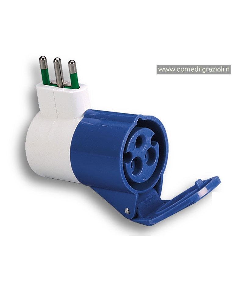ADATTATORE CEE C/SPINA 2P+T...