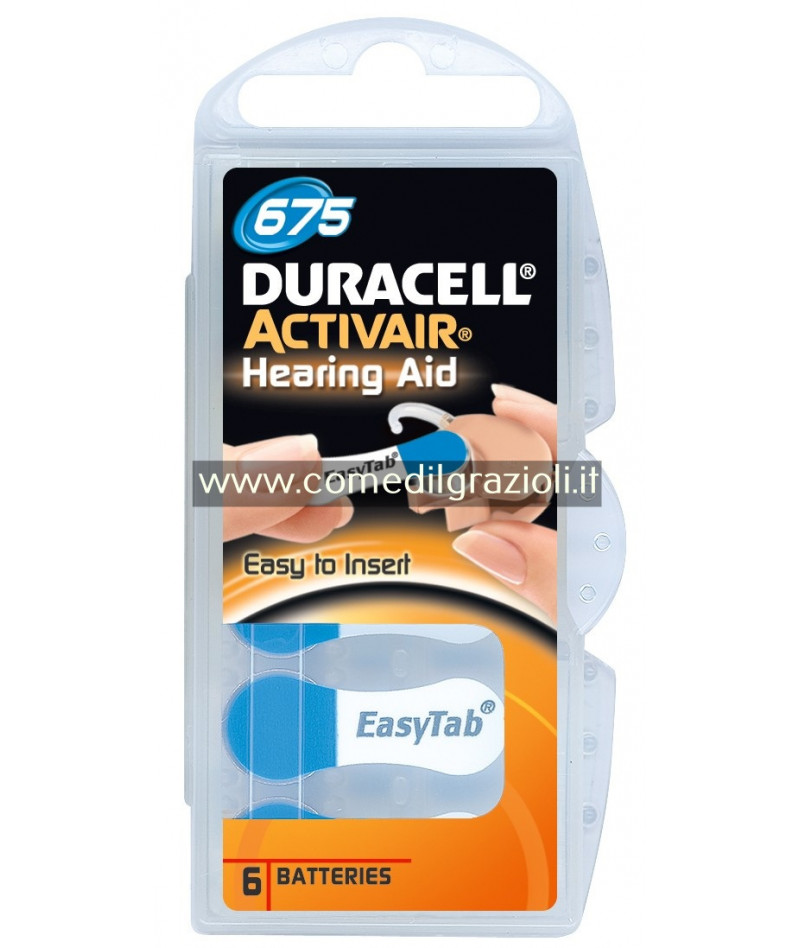 PILE DURACELL SPECIAL 675...