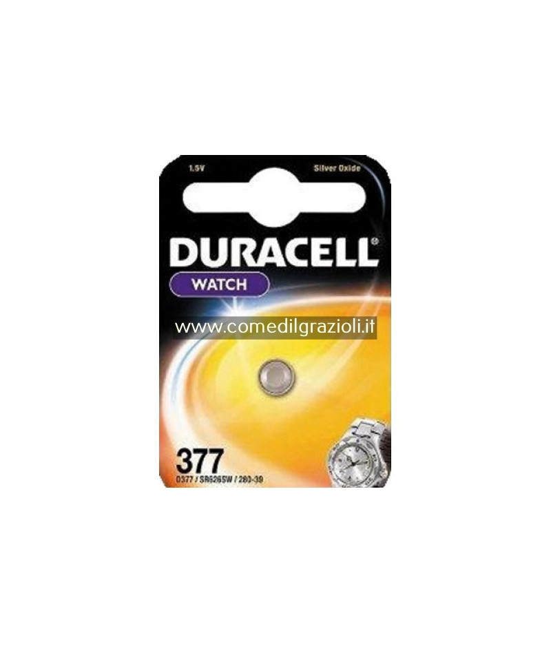 PILE DURACELL SPECIAL 377 N
