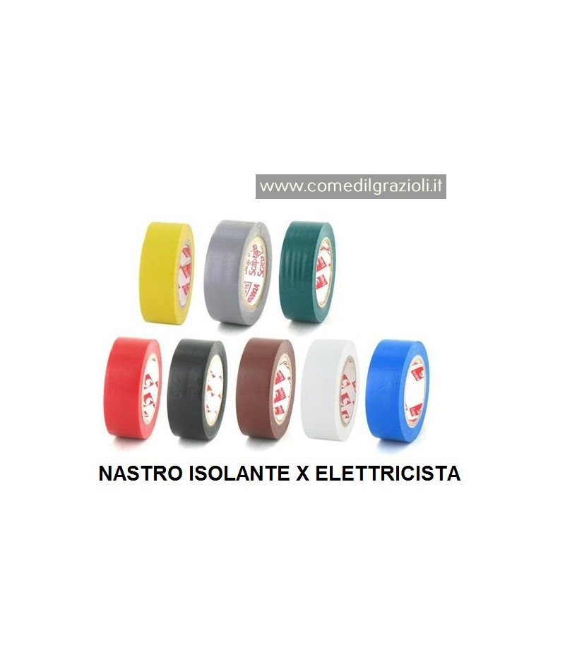 NASTRO ISOLANTE ROSSO 15X10...