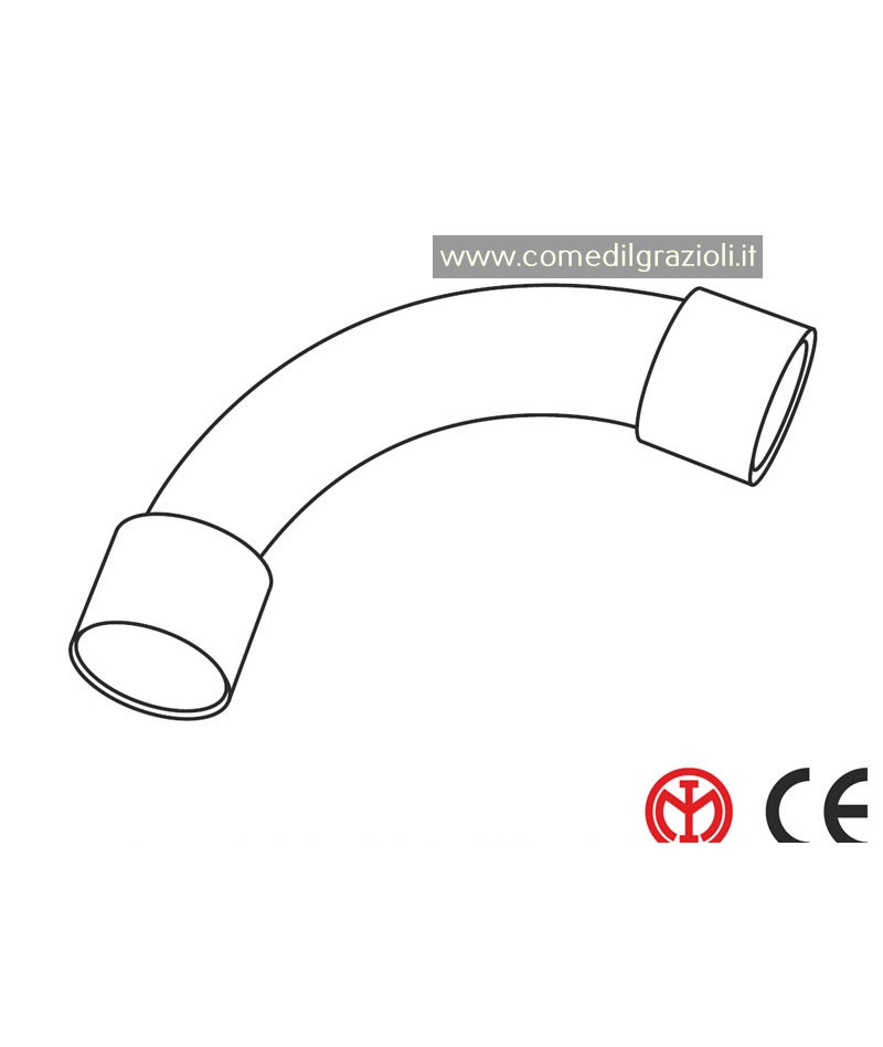 CURVA A 90 GRADI FISSA X...