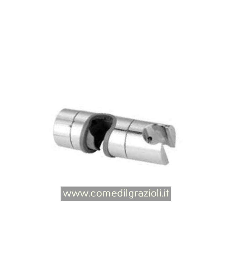 SUPPORTO SCORREVOLE REGOLABILE D.20/22/25 mm.X ASTA SALISCENDI DOCCIA