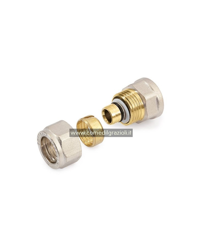 RACCORDO MULTISTRATO FEMMINA 1/2 x d.20X2mm. A STRINGERE